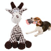Dog Bite-Resistant Squeaky Plush Toy, Beige, 88cm