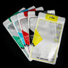 100PCS Phone Case Translucent Yin Yang Self-sealing Packaging Bag(Blue)