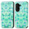 For ASUS  Zenfone 10 CaseNeo Colorful Magnetic Leather Phone Case(Emeralds)
