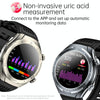 FD02 1.46 inch Color Screen Smart Watch, Support CES Sleep Aid / ECG Detection(Silver)