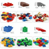 1000 in 1 Intelligent Toys DIY ABS Material Building Blocks with 4 Random Toy Persons, Random Color Delivery