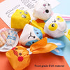 1bag Cartoon Rabbit Ears Gift Packaging Bags Candy Baking Snowflake Cookies Bags, Size: 13x23cm(Blue Cat)