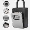 Wall Mounted Key Safe Box - Large Aluminium Alloy - 4 Digit Combination Lock