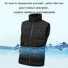 Winter Smart Dual-control 13-zone Charging Heating Vest, Size: M(Black)
