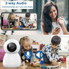 3MP WiFi Security Camera | Pan-Tilt | HD Indoor CCTV | UK Plug
