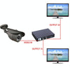 Coaxial AHD / CVI / TVI 1 into 2 Video Signal Splitter