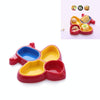 Baby Tableware Plastic Airplane Shape Divided Meal Bowl(Red)