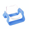 Adjustable Raised Pet Bowl (Blue) - Protects Cervical Spine