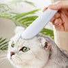 3x Cat Tongue Grooming Brush Set - Grey - Reduces Shedding