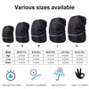 Reflective Light Waterproof Dustproof Backpack Rain Cover Portable Ultralight Shoulder Bag Protect Cover, Size:S(Orange)