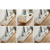 Home TV Cabinet Shoe Cabinet Chenille Polyester Tassel Tablecloth, Size: 35x220cm(Yellow Geometry)