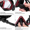 DM600 Silica Gel Diving Mask Swimming Goggles Diving Equipment for Adults (Red + Black)