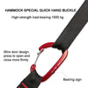 XINDA  2m Hammock Sling + Quick Buckle Set Swing Rope Strap