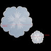 Silicone Flower Cup Pad Mold Set Crystal DIY Mirror Petal Fruit Plate Drop Mold, Specification: Big Flowers