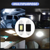 2 PCS 39mm DC12V-24V 3W 6000K 660LM 6LEDs SMD-3030 Car Reading Lamp / License Plate Light