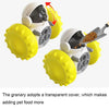 Dog Treat Puzzle Toy - Green Interactive Food Dispenser for Small/Medium Dogs