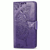 For Asus ROG Phone 3 ZS661KS Butterfly Love Flower Embossed Horizontal Flip Leather Case with Bracket / Card Slot / Wallet / Lanyard(Dark Purple)