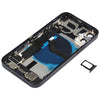 iPhone 12 Mini Back Cover Assembly (Black) - with Wireless Charging