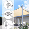 3 PCS 8mm 304 Stainless Steel Ship Diamond Door Hinges Buckle