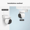 SriHome 5MP WiFi PTZ Security Camera, AI Auto Tracking, Colour Night Vision, US Plug