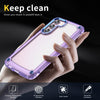 For Samsung Galaxy S25 5G Skin Feel TPU + PC Phone Case(Transparent Purple)