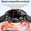 ET482 1.43 inch AMOLED Screen Sports Smart Watch Support Bluetooth Call /  ECG Function(Red Silicone Band)