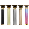 Hollow T-Shaped Steel Head Hair Trimmer USB Charging Carving Electric Hair Clipper, Color: Gold