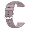 For Garmin Vivoactive 4S 18mm Solid Color Silicone Watch Band(Roland Purple)