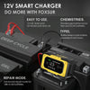 FOXSUR FBC1206E 6A 12V Car / Motorcycle Smart Battery Charger(EU Plug)
