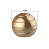 Fully Disassembled Rotating Tabletop Ball Decompression Gyroscope Tabletop Toy, Specification:Diameter 45mm(Gold)
