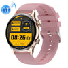Ochstin 5HK8 Pro 1.36 inch Round Screen Blood Oxygen Blood Pressure Monitoring Bluetooth Smart Watch, Strap:Silicone(Gold)