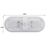 D4347 10-24V 6-7W 4000-4500K 560LM RV Yacht 48 PCS LED Lamps Dome Light Ceiling Lamp, with Independent Switch Control