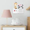 5sheets Cartoon Animal Switch Sticker Children Room Decoration(As Show)