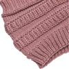 Autumn and Winter Women Knitted Headband Widening Face Wash Head Cover(Wine Red)