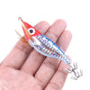 HENGJIA SJB012 Night Light Simulation Shrimp Squid Needle Sea Fishing Fake Bait(10 Colors Bagged)