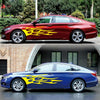 2 PCS/Set D-751 Flame Pattern Car Modified Decorative Sticker(Yellow)