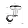 Car Steering Wheel Booster Ball Assist With Compass(B Model White)