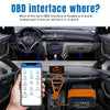KONNWEI KW906 Bluetooth 5.0 Car OBD2 Scanner Support Android & iOS(Black Red)