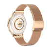 AK53 IP67 BT5.2 1.32inch Smart Watch Support Voice Call / Health Monitoring, Style:Steel Mesh Strap(Gold)