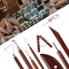 8-in-1 Wooden Handle Pottery Clay Tool set Ceramic Trimming Carving Knife(SF008)