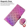 For Samsung Galaxy A36 5G / A56 5G Colorful Magnetic Buckle Leather Phone Case(Pink)