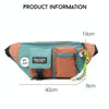 Y9574 Canvas Crossbody Single Shoulder Backpack Light Sports Chest Bag Green+Lanyard