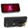 For Asus ROG Phone 6 / ROG6 Wristband Leather Back Phone Case(Black)