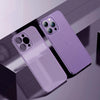 For iPhone 14 Pro Honeycomb Hollow Heat Dissipation Phone Case(Deep Purple)