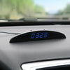 2 in 1 Car LED Digital Display Thermometer Clock(Blue)
