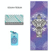 Home Yoga Towel Printing Portable Non-Slip Yoga Blanket, Colour: Elephant Small + Silicone