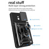 For Nokia C10 Sliding Camera Cover Design TPU+PC Phone Case(Black)