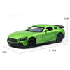 1:36 Three-door Open Alloy Sports Car Model Pull Back Car Boy Toy(GTR Green)