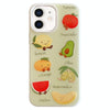 For iPhone 12 Cartoon Creative TPU Hybrid PC Shockproof Phone Case(Fruit Series)