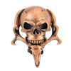 Universal Vehicle Car Creative Skull Double Heads Shaped Shifter Cover Manual Automatic Gear Shift Knob (Bronze)